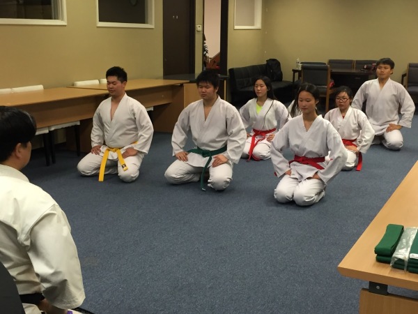 WUC Karate and Martial Arts Club practice at Whitewater University in California (1)